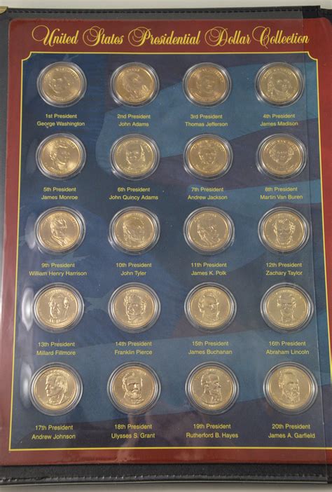 Historic Coin Collection United States Presidential Dollar Collection
