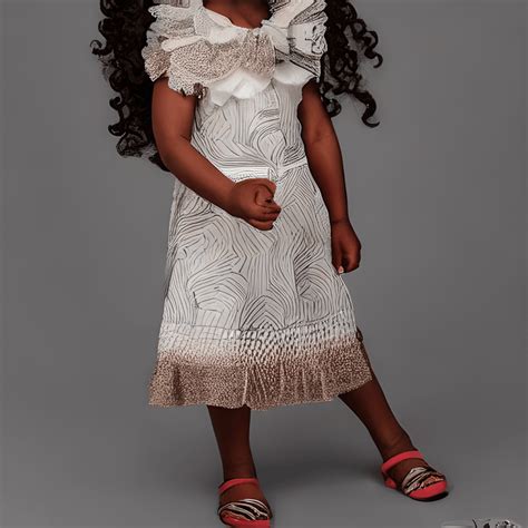 Angelic African American Baby Girl Digital Graphic Creative Fabrica