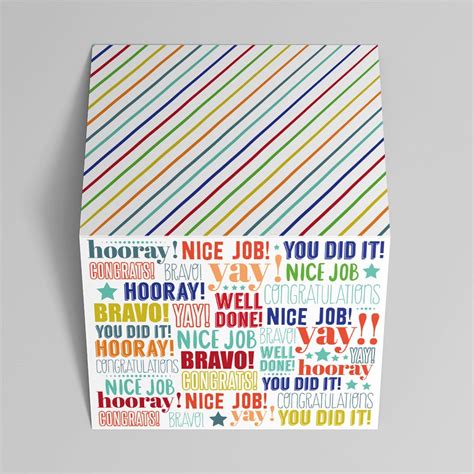 Colorful Bravo Congratulations Greeting Cards By Cardsdirect