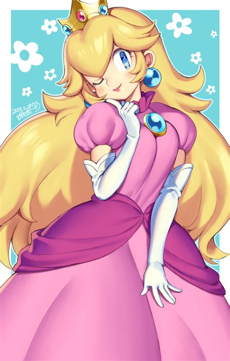 Princess Peach Mario Drawn By Iroyopon Danbooru