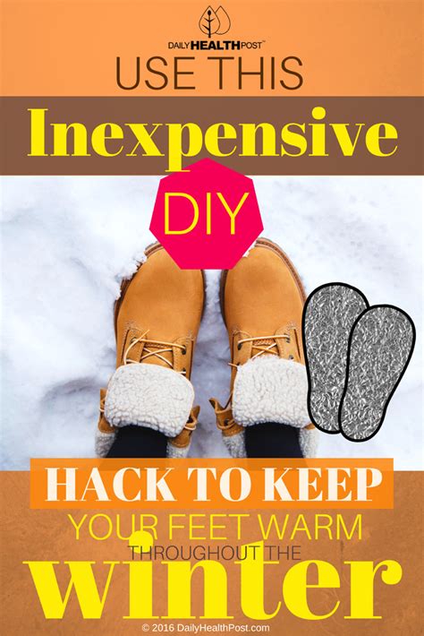 Why keeping your feet healthy is important. Use This Inexpensive DIY Hack To Keep Your Feet Warm ...