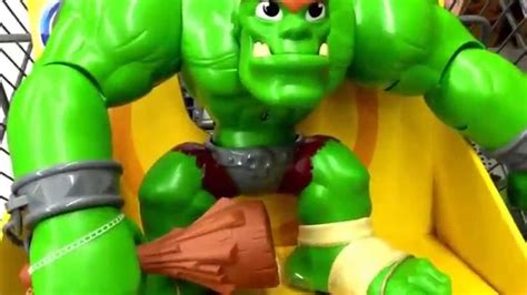 Imaginext Castle Ogre Huge Green Monster Talking Moving Action Figure