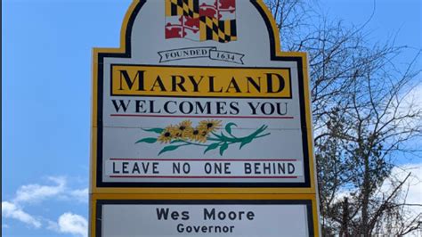 Marylands Welcome Signs Now Say Leave No One Behind