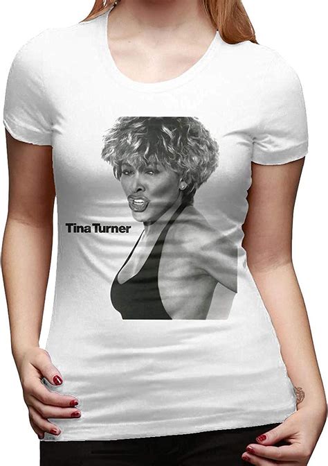 Tina Turner Womens T Shirt Cotton Graphic Print T Shirt Short Sleeve T