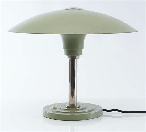 1950 German Bauhaus Desk Lamp In Steel And Nickleplate Lamps Table