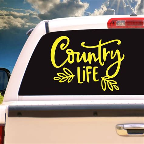 Country Girl Decals Etsy