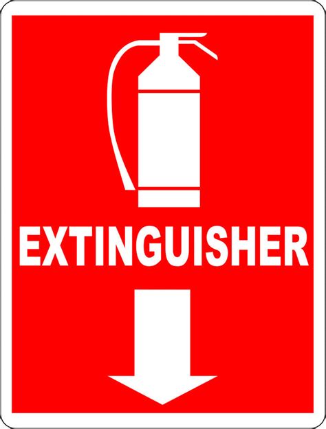 Fire Extinguisher Sign Signs By Salagraphics