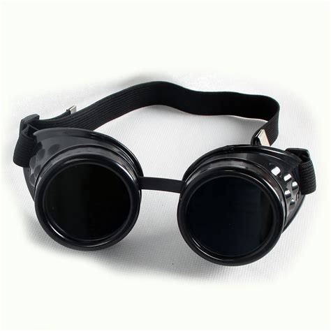 Rivets Vintage Style Steampunk Goggles Welding Cyber Gothic Cosplay