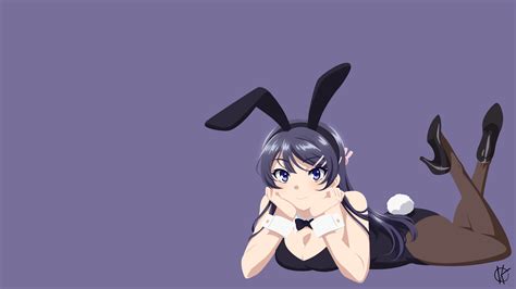 Seishun Buta Yarō wa Bunny Girl senpai no Yume wo Minai Sakurajima Mai bunny ears bunny suit