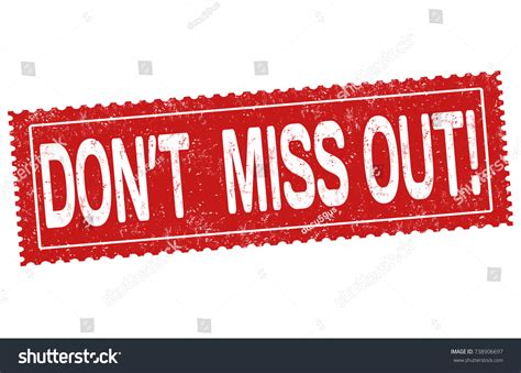 1034 Dont Miss Vector Images Stock Photos And Vectors Shutterstock