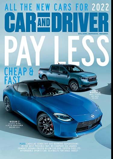 Car And Driver Car And Driver Magazine Car And Driver Magazine