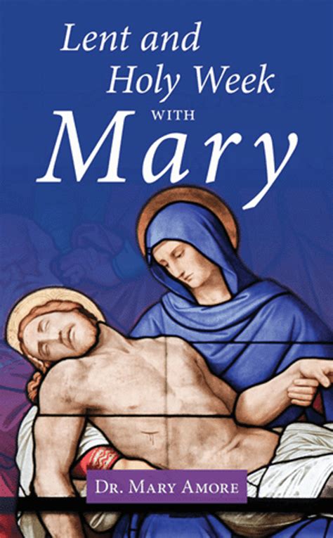 Lent And Holy Week With Mary Book Amore Paperback Daily