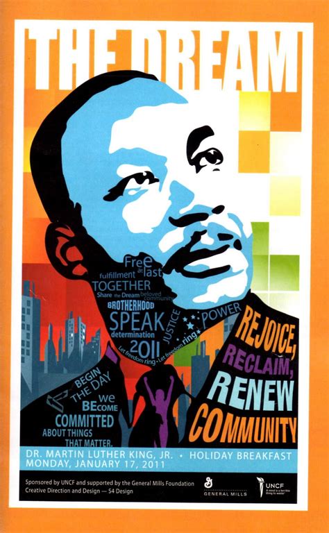 INTRO TO GRAPHIC DESIGN 2017: Martin Luther King Commemorative Poster ...