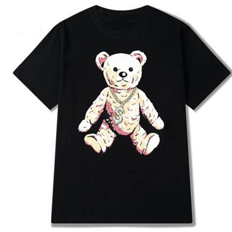 And, did we just say teddy bear gangsta?!? "Gangster Bear" T-Shirt | Mens tshirts, Bear t shirt, Bear ...
