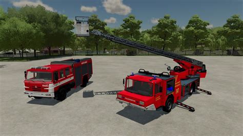 Fs22 New Fire Trucks Farming Simulator 22 Mods Youtube