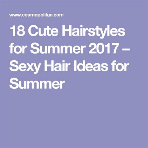 20 Easy Summer Hairstyles You Can Copy Right Now Easy Summer