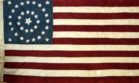 Civil War 35 Star Union Flag 1864 To 1865