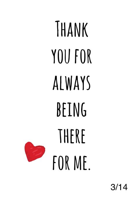 Thank You For Being There Quotes
