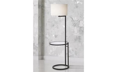 Shop modern chandeliers, sconces, lamps & pendants only at west elm®. Space Saver Modern Floor Lamp with Table Glass Black White ...