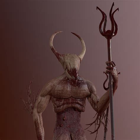 3d model demon from hell cgtrader