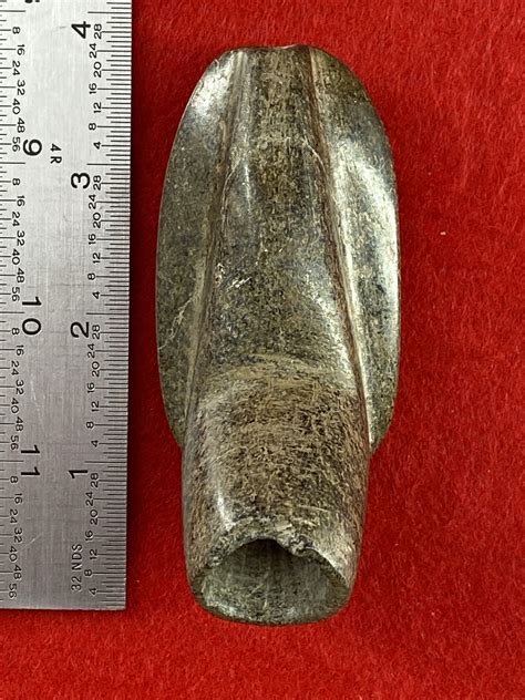 At Auction Hopewell Pipe Indian Artifact Arrowhead