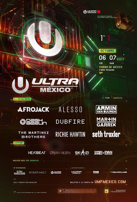 Ultra Mexico 2017 Phase One Lineup Announced Edm Identity
