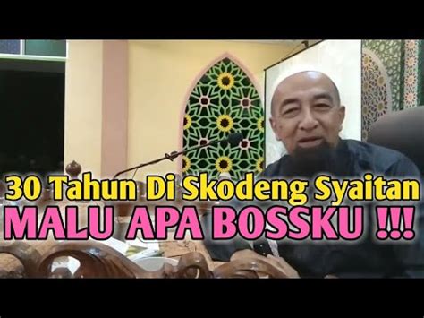 Bossku (my boss) means you used by young malaysian right now to shows respect. Malu Apa Bossku!! Mandi Junub Dalam Tandas - Ustaz Azhar ...