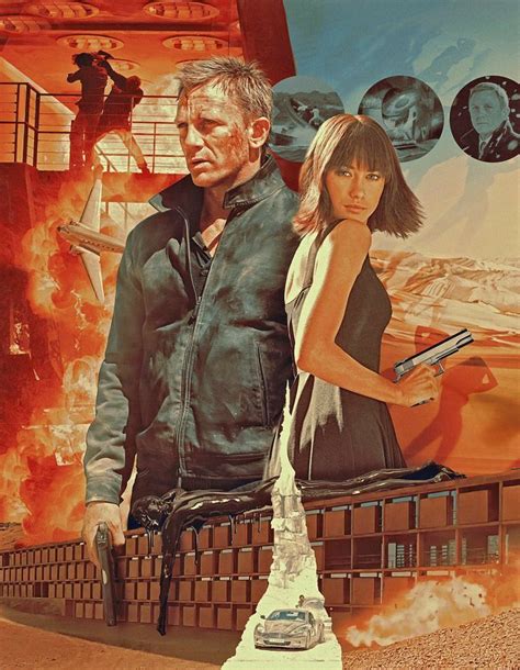 Quantum Of Solace James Bond Movie Posters James Bond Daniel Craig
