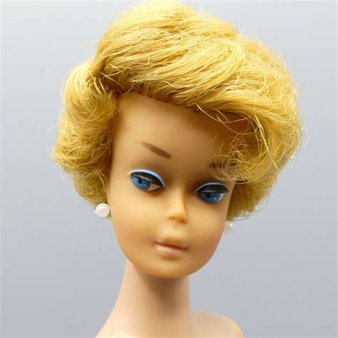 Vintage European Side Part Bubblecut Barbie Ash Blonde 1965 Ebay