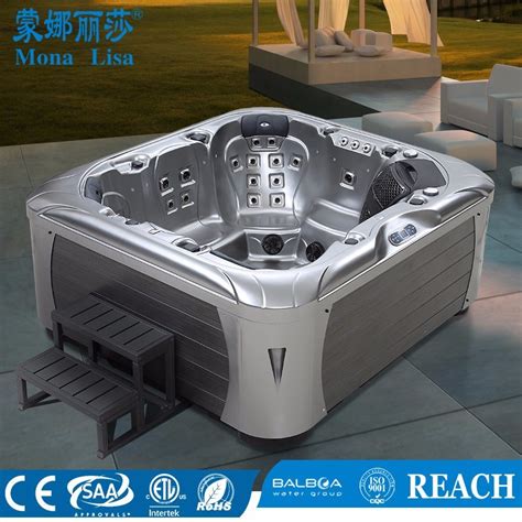 China Acrylic Round Outdoor Massage Spa Bathtub Hot Tub M 3390