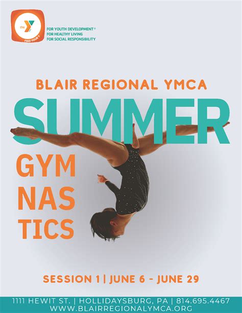 2022 Gymnastics Summer Team Schedule Blair Regional Ymca
