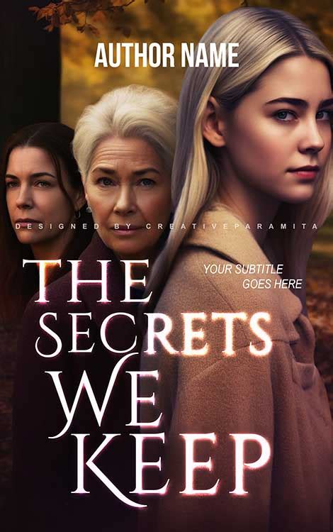 The Secrets We Keep Premade Book Cover
