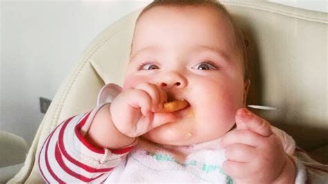 Chubby Baby Eating Food 2 Youtube