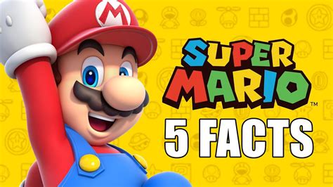 5 cool facts about super mario youtube