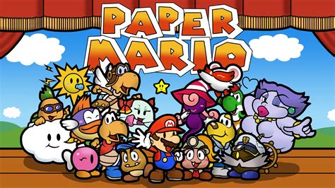 Video Game Paper Mario Hd Wallpaper