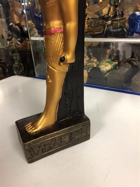 Unique Large Egyptian God Min Statue 9 H Made In Etsy