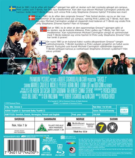 Grease 2 Remastered Blu Ray