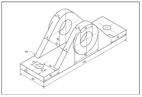This tutorial shows how to create 2d drawing and 3d part in autocad 2016 step by step. AutoCAD 3D Drawings with Dimensions for Practice - Free ...
