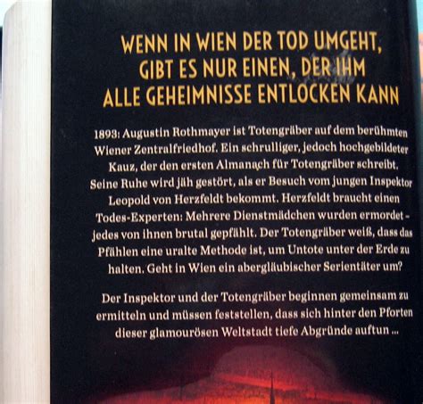 Das Buch Des Totengräbers Oliver Pötzsch Ein Fall Fleopold Von Herzfeldt 9783864931666 Ebay