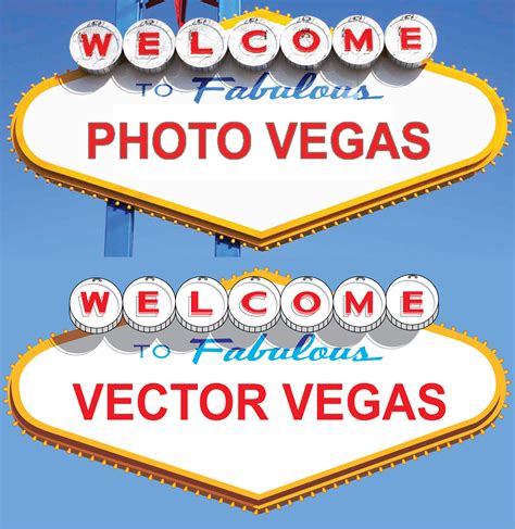 Welcome To Las Vegas Sign Vectorize Photograph Vector Squad Blog