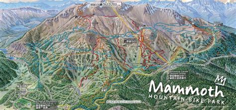 Idaho Ghost Towns Map Mammoth Mountain Trail Map