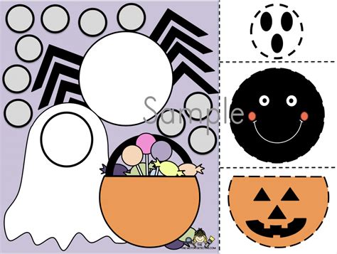 Free Halloween Cut And Paste Printable The Fine Motor Detective