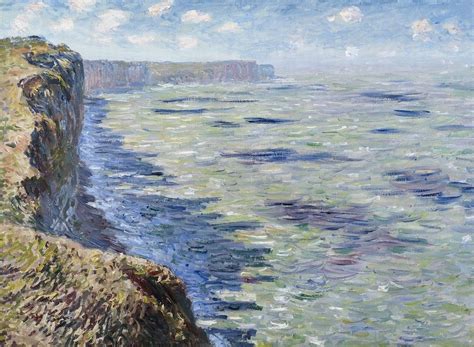 La Mer Vue Des Falaises C Monet W 649 Monet Art Claude Monet