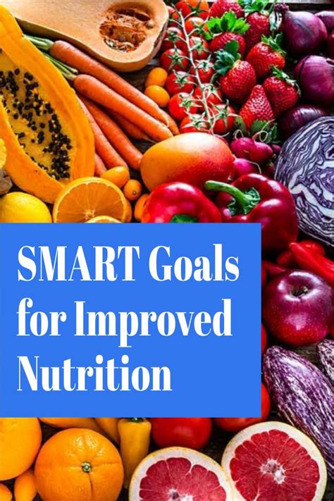 15 Smart Goals For Nutrition Examples For Your Healthy Eating Plan