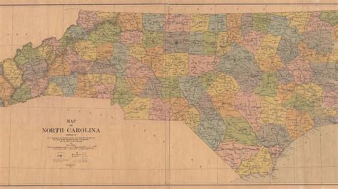Printable Detailed Map Of North Carolina