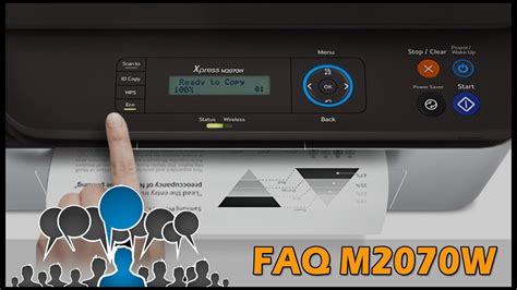 Faq2 Impressora Samsung M2070w Youtube