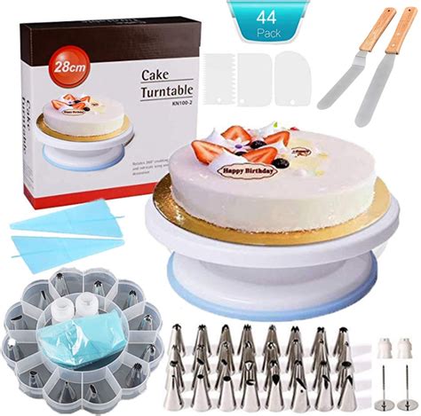 Cake Decorating Equipment Kit 44 Pcs Fondant Cake Baking Decorating