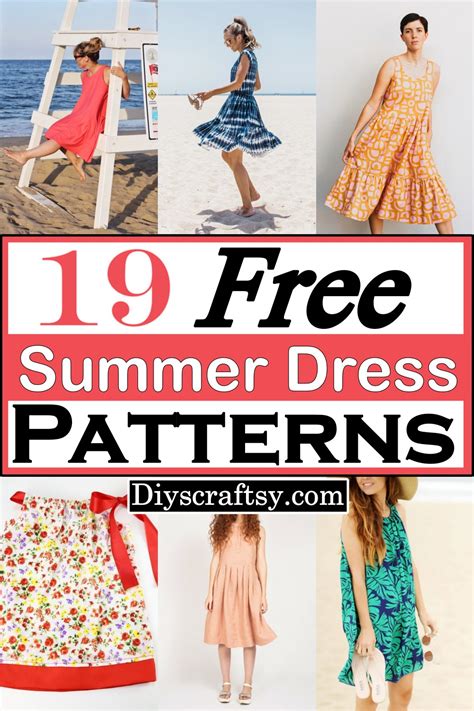 19 Free Summer Dress Patterns For People Who Love To Sew