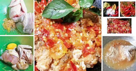 Yang pengen tahu rasanya geprek nasi bumbu rendang Ayam Geprek a la Bensu. Pedas Menggigit, Siapkan Nasi ...