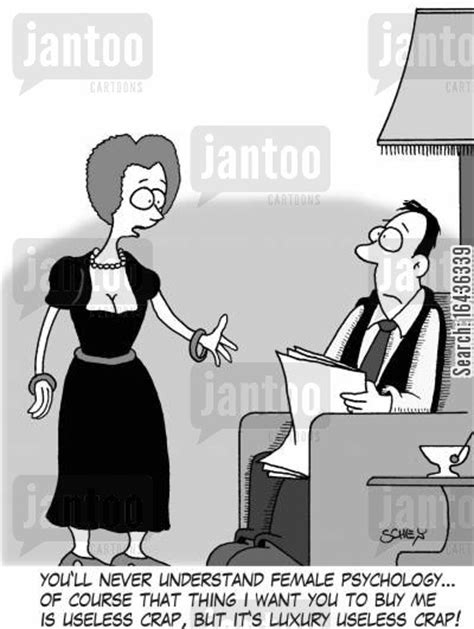 Gender Difference Cartoons Humor From Jantoo Cartoons